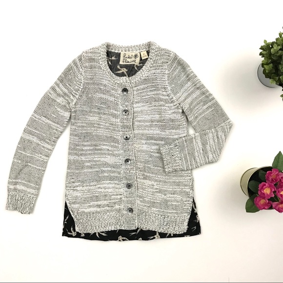 field flower cardigan